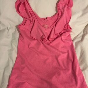 Lilly Pulitzer Pink Ruffled Women's Top